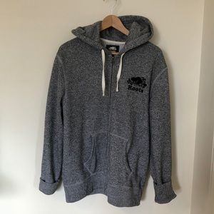 Roots salt and pepper hoodie. Medium